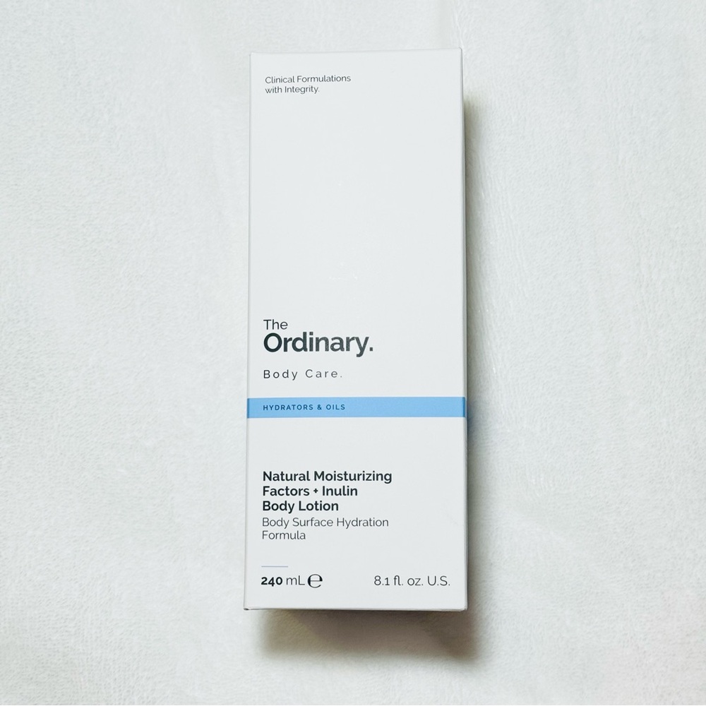 The Ordinary Natural Moisturizing Factors + Inulin Body Lotion 8.1 fl. oz. - NIB